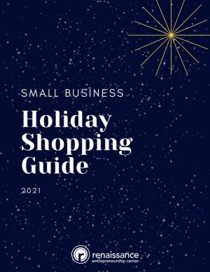 Front cover of 2021 Holiday Shopping Guide